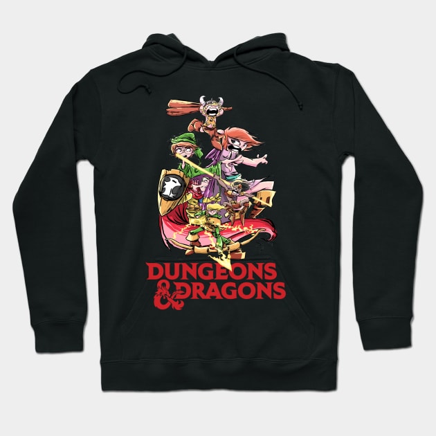 Dungeons & Dragons Hoodie by Rickdraws